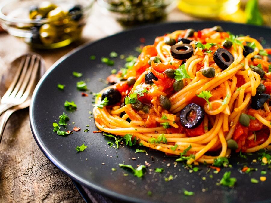 italian pasta menu
